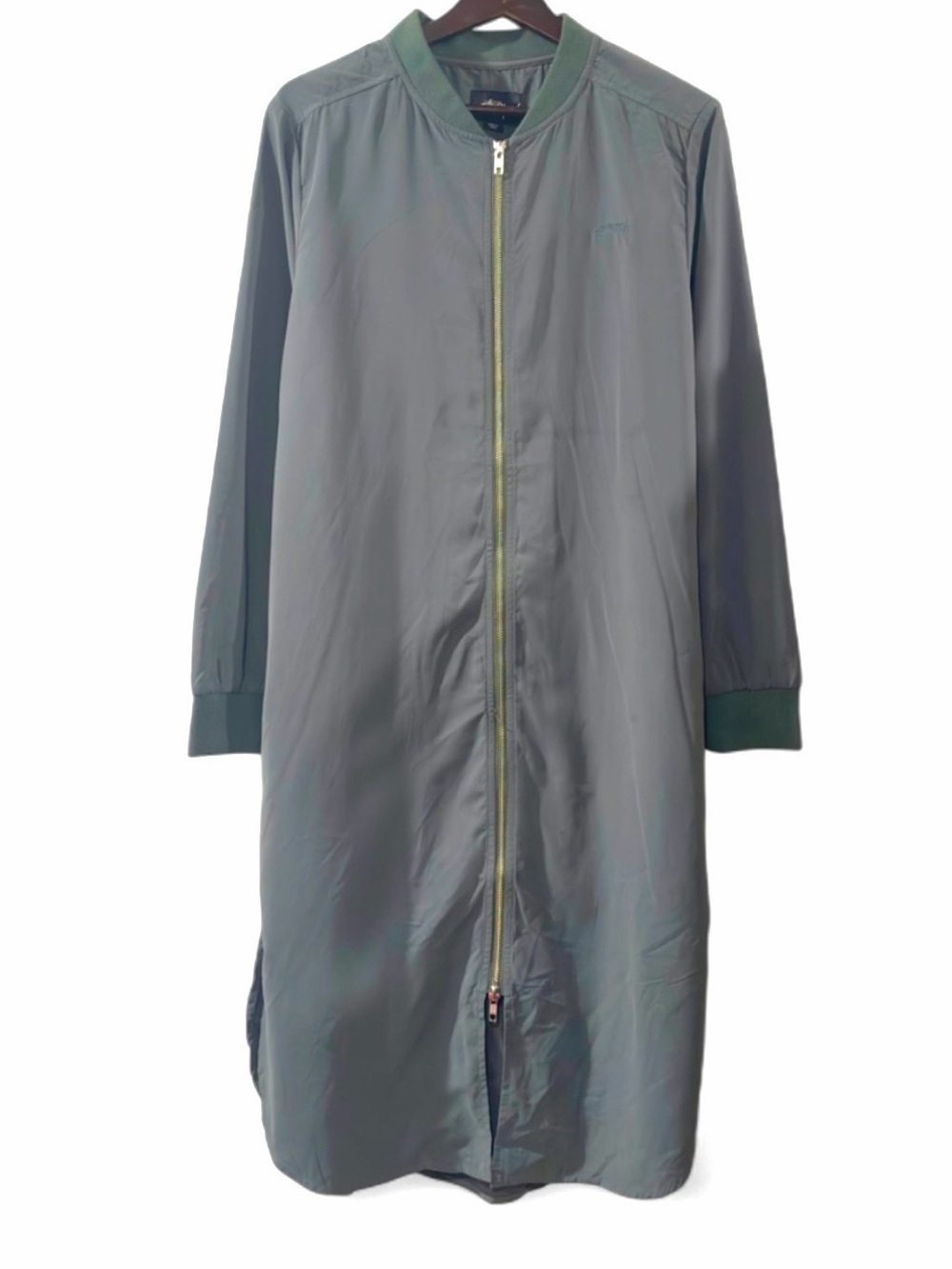 Stüssy Tonic Zip Dress Olive Green Size Women’s Large (NWT)